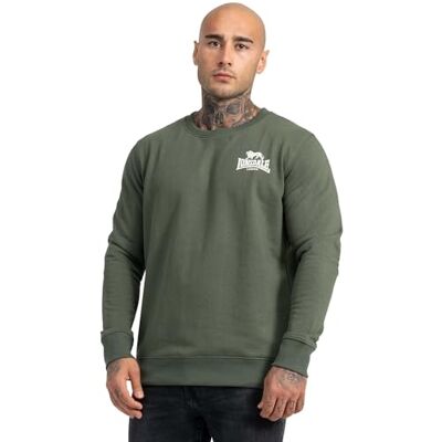117085 Lonsdale Bluza m?ska Longridge, oliwkowy/bia?y., 3XL 117085 Lonsdale Bluza m?ska Longridge, oliwkowy/bia?y., 3XL