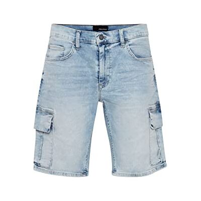 20715424 Blend Męskie Krótkie Spodenki Dżinsowe, Shorty Męskie, 200290Denim Light Blue, S 20715424 Blend Męskie Krótkie Spodenki Dżinsowe, Shorty Męskie, 200290Denim Light Blue, S