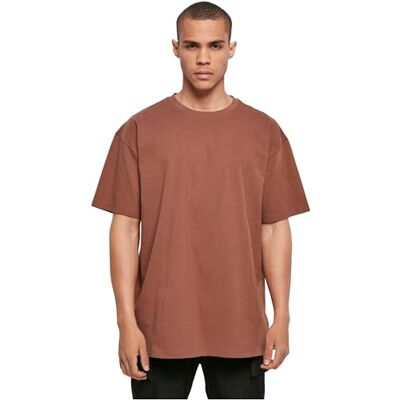 BY102 Build Your Brand Męski Heavy Oversize Tee T-Shirt, Bark., 3XL BY102 Build Your Brand Męski Heavy Oversize Tee T-Shirt, Bark., 3XL