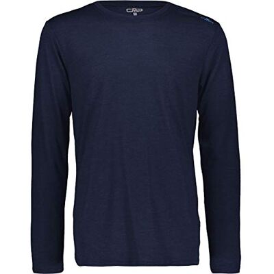 39T7597 CMP T-shirt męski, Black Blue, 48 39T7597 CMP T-shirt męski, Black Blue, 48
