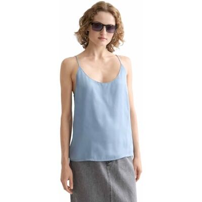 U9A00944T Scotch & Soda Podkoszulek tkany z przodu dżersej z tyłu, Wyblakły dżins V441, 68 U9A00944T Scotch & Soda Podkoszulek tkany z przodu dżersej z tyłu, Wyblakły dżins V441, 68