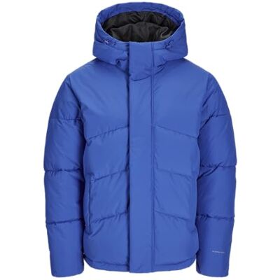 12263325 JACK&JONES PLUS Jjworld Męska kurtka pikowana amortyzująca, Niebieski morski, 3XL 12263325 JACK&JONES PLUS Jjworld Męska kurtka pikowana amortyzująca, Niebieski morski, 3XL