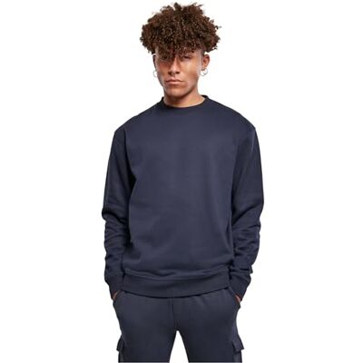 TB014E Urban Classics M?ska bluza z okr?g?ym dekoltem, dost?pna w 6 kolorach, jednokolorowa, z okr?g?ym dekoltem, rozmiar S do 5XL, granatowy, XL TB014E Urban Classics M?ska bluza z okr?g?ym dekoltem, dost?pna w 6 kolorach, jednokolorowa, z okr?g?ym dekoltem, rozmiar S do 5XL, granatowy, XL