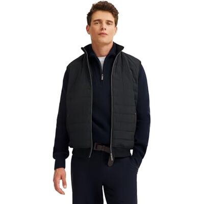 8800-85051D bugatti Męska kamizelka Sweat, 390-granatowy, M 8800-85051D bugatti Męska kamizelka Sweat, 390-granatowy, M