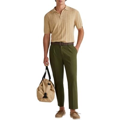 462SUF04K United Colors of Benetton spodnie, Zielony, 50 462SUF04K United Colors of Benetton spodnie, Zielony, 50
