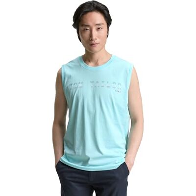 1046790 TOM TAILOR Męski tank top, 34921 Karaibski Turquoise, XS 1046790 TOM TAILOR Męski tank top, 34921 Karaibski Turquoise, XS