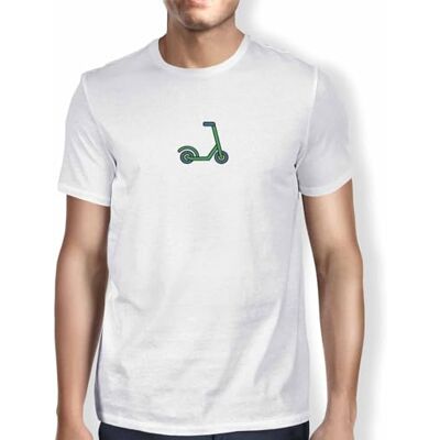 FDMTSI-100277-W-M Green Fish, Basic męski T-shirt, 100% bawełna, Regular Fit, Digital Icon Printed, rozmiar: M, kolor: biały, biały, M FDMTSI-100277-W-M Green Fish, Basic męski T-shirt, 100% bawełna, Regular Fit, Digital Icon Printed, rozmiar: M, kolor: biały, biały, M