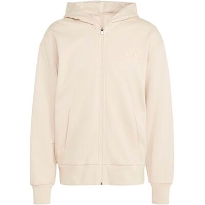 KC3161 adidas heren ALL SZN FLEECE FULL ZIP HOODIE, Crystal Linen, L KC3161 adidas heren ALL SZN FLEECE FULL ZIP HOODIE, Crystal Linen, L