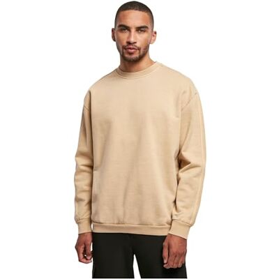 TB4956 Urban Classics Męska bluza Heavy Terry Garment Dye Crew, unionbeige, S, beżowy unionowy, S TB4956 Urban Classics Męska bluza Heavy Terry Garment Dye Crew, unionbeige, S, beżowy unionowy, S