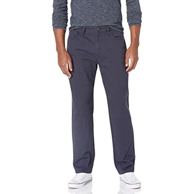 F16GT60002 Amazon Essentials Męskie Athletic-Fit 5-kieszeniowe wygodne spodnie chinosy ze stretchem (wcześniej Goodthreads), granatowe, 35 W x 29 L F16GT60002 Amazon Essentials Męskie Athletic-Fit 5-kieszeniowe wygodne spodnie chinosy ze stretchem (wcześniej Goodthreads), granatowe, 35 W x 29 L