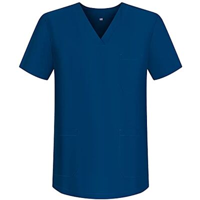 BZ-6801 MISEMIYA Mundury medyczne Unisex Top Pielęgniarka Szpital Odzież robocza , Granatowy 68, XL BZ-6801 MISEMIYA Mundury medyczne Unisex Top Pielęgniarka Szpital Odzież robocza , Granatowy 68, XL