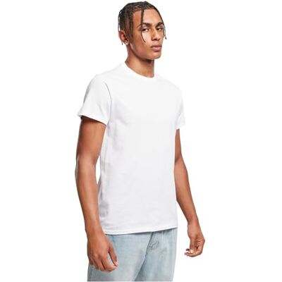 BY083-00220-0039 Build Your Brand Męski T-shirt Merch, biały, 4XL BY083-00220-0039 Build Your Brand Męski T-shirt Merch, biały, 4XL