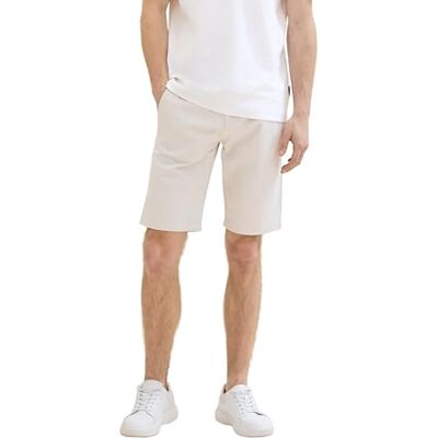 1040237 TOM TAILOR Męskie szorty bermudy, 10336 Light Cashew Beige, 28 1040237 TOM TAILOR Męskie szorty bermudy, 10336 Light Cashew Beige, 28