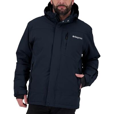 54630 Deproc Active męska kurtka zimowa z odpinanym kapturem, z podszewką, wodoszczelna, odporna na warunki atmosferyczne, kurtka przejściowa, parka Montreal, granatowy, 4XL Duże rozmiary 54630 Deproc Active męska kurtka zimowa z odpinanym kapturem, z podszewką, wodoszczelna, odporna na warunki atmosferyczne, kurtka przejściowa, parka Montreal, granatowy, 4XL Duże rozmiary