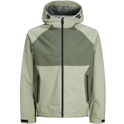 12251514 Jack & Jones JCOTHREAD Light Jacket kurtka męska na każdą pogodę, Desert Sage/Szczegóły: Agave Green Blocking, XS, Desert Sage/Detail:agave Green Blocking, XS 12251514 Jack & Jones JCOTHREAD Light Jacket kurtka męska na każdą pogodę, Desert Sage/Szczegóły: Agave Green Blocking, XS, Desert Sage/Detail:agave Green Blocking, XS