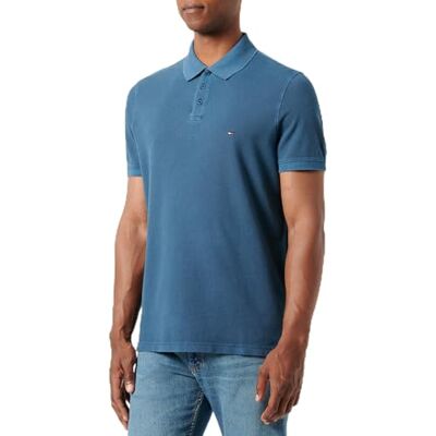 MW0MW34757DAFL Tommy Hilfiger Koszulka polo męska DYE REG, Niebieski (nocne niebo), L MW0MW34757DAFL Tommy Hilfiger Koszulka polo męska DYE REG, Niebieski (nocne niebo), L