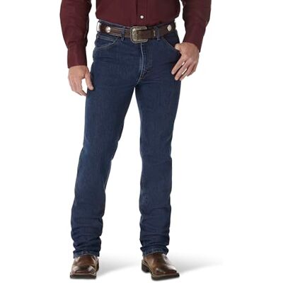 36MACMS Wrangler Męskie dżinsy Premium Performance Cowboy Cut Slim Fit, Średni kamień, 30W / 32L 36MACMS Wrangler Męskie dżinsy Premium Performance Cowboy Cut Slim Fit, Średni kamień, 30W / 32L