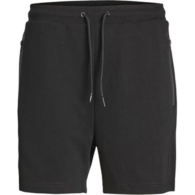 12273304-4704949 Jack & Jones Jpstgordon Fusion Sweat Shorts Srt Sn, czarny, L 12273304-4704949 Jack & Jones Jpstgordon Fusion Sweat Shorts Srt Sn, czarny, L