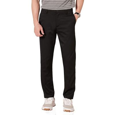 MAE65007FL18_S-BL838-30W x 29L Amazon Essentials Męskie spodnie golfowe Slim-Fit Stretch, czarne, 30 W x 29 L MAE65007FL18_S-BL838-30W x 29L Amazon Essentials Męskie spodnie golfowe Slim-Fit Stretch, czarne, 30 W x 29 L