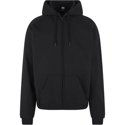 TB014C-7 Urban Classics Blank Zip Hoody męska kurtka z kapturem czarna Basics, Streetwear TB014C-7 Urban Classics Blank Zip Hoody męska kurtka z kapturem czarna Basics, Streetwear
