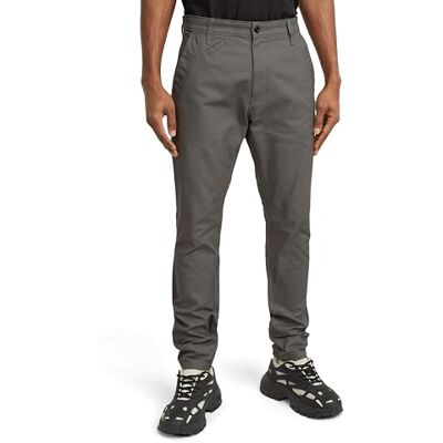 D21038 G-STAR Męskie chinosy Bronson 2.0 Slim, Szary (Gs Grey -d305-1260), 32W / 34L D21038 G-STAR Męskie chinosy Bronson 2.0 Slim, Szary (Gs Grey -d305-1260), 32W / 34L