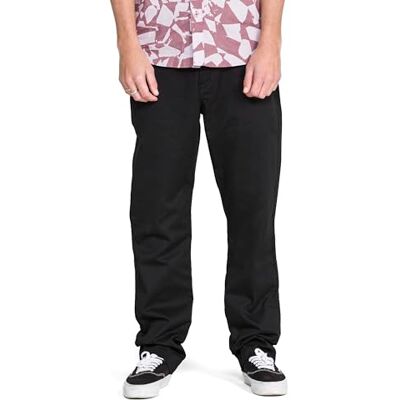 A11313S1 Volcom Men's V Monty Chino Pant, Black, 33 A11313S1 Volcom Men's V Monty Chino Pant, Black, 33