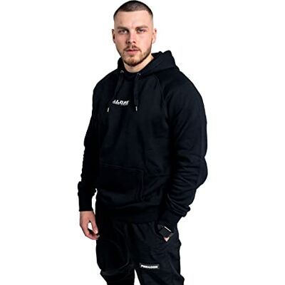 4260294676237 SANUUS Better Living BROQUE Apparel x LYTD Fashion Heavy Regular Hoodie bluza z kapturem 100% bawełna ekologiczna, wegańska, Fairtrade, 90% redukcja emisji CO², czarny, 48 4260294676237 SANUUS Better Living BROQUE Apparel x LYTD Fashion Heavy Regular Hoodie bluza z kapturem 100% bawełna ekologiczna, wegańska, Fairtrade, 90% redukcja emisji CO², czarny, 48