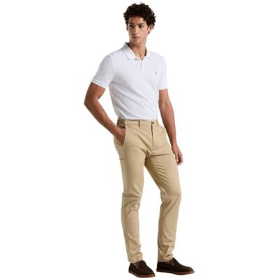 OPBB0022 Original Penguin Bawełna Tencel Chino dla mężczyzn Slim Fit, Trawertyn, 44 OPBB0022 Original Penguin Bawełna Tencel Chino dla mężczyzn Slim Fit, Trawertyn, 44