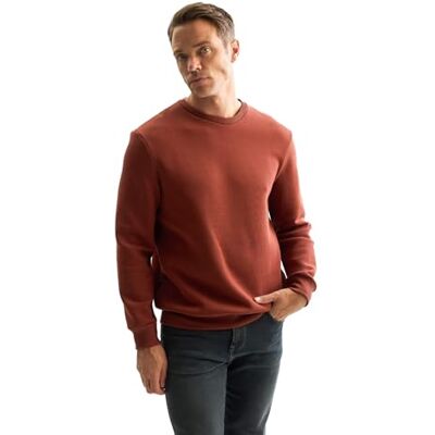 235423138 DeFacto Męska bluza Bequeme Herren Pulower, Kawa, L 235423138 DeFacto Męska bluza Bequeme Herren Pulower, Kawa, L