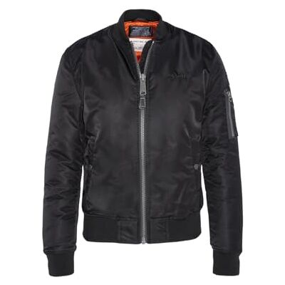 SCHOTT NYC Blouson FEMME AIRFORCEWRS Schott NYC AIRFORCEWRS Kurtka Bomber Schott, Czarna, XL Dorosły SCHOTT NYC Blouson FEMME AIRFORCEWRS Schott NYC AIRFORCEWRS Kurtka Bomber Schott, Czarna, XL Dorosły