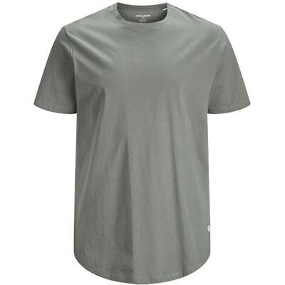 12184933 JACK & JONES Male Plus Size T-Shirt bio-bawełna, Sedona Sage, XXL 12184933 JACK & JONES Male Plus Size T-Shirt bio-bawełna, Sedona Sage, XXL