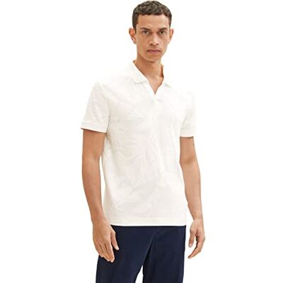 1036376 TOM TAILOR Męska koszulka polo, Kolor biały, L 1036376 TOM TAILOR Męska koszulka polo, Kolor biały, L
