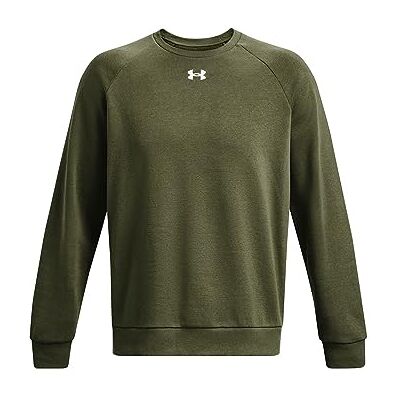 1379755 Under Armour UA Rival Fleece Crew, zielony, XS 1379755 Under Armour UA Rival Fleece Crew, zielony, XS