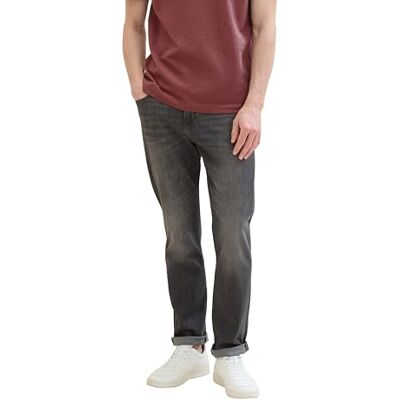 1041425 TOM TAILOR Męskie dżinsy Josh Regular Slim ze stretchem, 10220 Used Dark Stone Grey Denim, 29W / 32L 1041425 TOM TAILOR Męskie dżinsy Josh Regular Slim ze stretchem, 10220 Used Dark Stone Grey Denim, 29W / 32L
