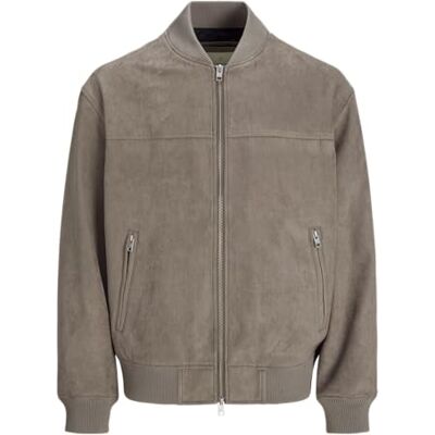 12263593-4726058 JACK & JONES Jprcccfrank Bomber kurtka męska, Rain Drum, XL 12263593-4726058 JACK & JONES Jprcccfrank Bomber kurtka męska, Rain Drum, XL
