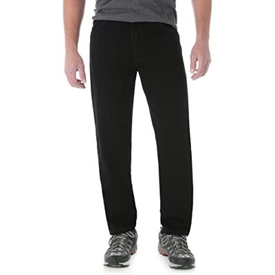 39902OB Wrangler Męskie dżinsy Rugged Wear Classic Fit, Czarny, 40W x 34L 39902OB Wrangler Męskie dżinsy Rugged Wear Classic Fit, Czarny, 40W x 34L