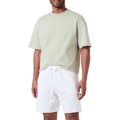 12256937 JACK&JONES JPSTBILL JJKIDD WASH szorty dresowe, Bright White, L 12256937 JACK&JONES JPSTBILL JJKIDD WASH szorty dresowe, Bright White, L