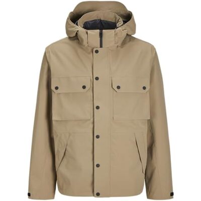 12274478-4728722 Jack & Jones Męska kurtka przeciwdeszczowa Jprccreagan Tech Rain, Coriander, M, Coriander, M 12274478-4728722 Jack & Jones Męska kurtka przeciwdeszczowa Jprccreagan Tech Rain, Coriander, M, Coriander, M