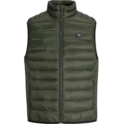 12280973-4805288 JACK & JONES Jjebradley Light Bodywarmer Collar Noos, rodzynka, S 12280973-4805288 JACK & JONES Jjebradley Light Bodywarmer Collar Noos, rodzynka, S
