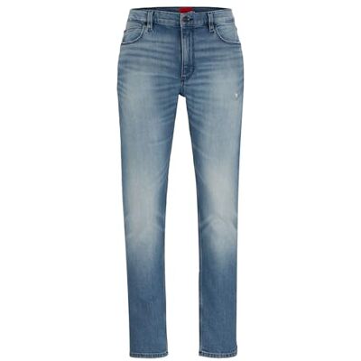 50517524_Medium Blue428_34W/ 34L HUGO Męskie dżinsy 734 Extra Slim Denim Stretch Blue Wygodne, Niebieski, 34W / 34L 50517524_Medium Blue428_34W/ 34L HUGO Męskie dżinsy 734 Extra Slim Denim Stretch Blue Wygodne, Niebieski, 34W / 34L