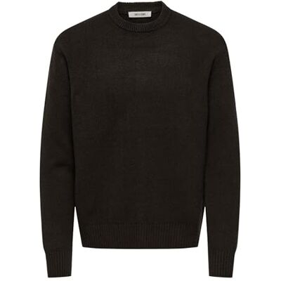 22033783-4753904 ONLY & SONS Onsjames RLX Crew Knit, Demitasse, S 22033783-4753904 ONLY & SONS Onsjames RLX Crew Knit, Demitasse, S