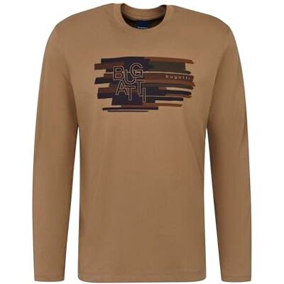 8330-65042B bugatti T-Shirt, Brązowy, XXXL Mężczyźni, Brązowy, 3XL 8330-65042B bugatti T-Shirt, Brązowy, XXXL Mężczyźni, Brązowy, 3XL