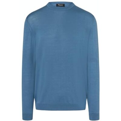 490500 Maerz Męski sweter z okrągłym dekoltem Superwash Pullover, Skylight, regularny 490500 Maerz Męski sweter z okrągłym dekoltem Superwash Pullover, Skylight, regularny