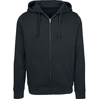 BY085 Build Your Brand Kurtka męska Merch Zip Hoody, bluza męska Basic z kapturem, rozmiary XS 5XL, czarny (Black 00007), 3XL BY085 Build Your Brand Kurtka męska Merch Zip Hoody, bluza męska Basic z kapturem, rozmiary XS 5XL, czarny (Black 00007), 3XL