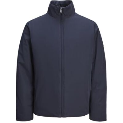 12260044 JACK&JONES JPRCCCITY Męska kurtka z kołnierzem, granatowa, S, granatowy, S 12260044 JACK&JONES JPRCCCITY Męska kurtka z kołnierzem, granatowa, S, granatowy, S