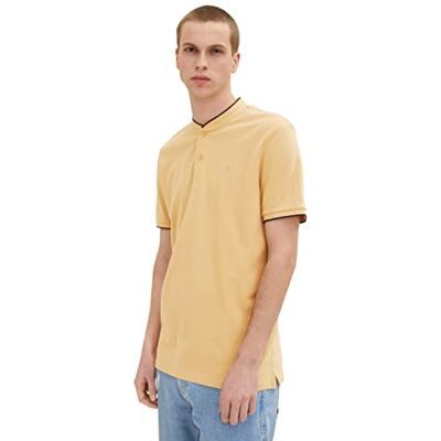 1035846 TOM TAILOR Denim Męska koszulka polo, , 31041-brązowy Rice, M, 31041 Brown Rice, M 1035846 TOM TAILOR Denim Męska koszulka polo, , 31041-brązowy Rice, M, 31041 Brown Rice, M