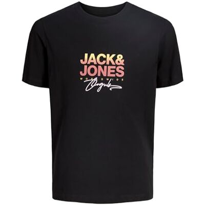 12281852-4812505 JACK & JONES Koszulka męska Jorcanggu SS Crew Neck FST Jnr, czarny, 152 12281852-4812505 JACK & JONES Koszulka męska Jorcanggu SS Crew Neck FST Jnr, czarny, 152