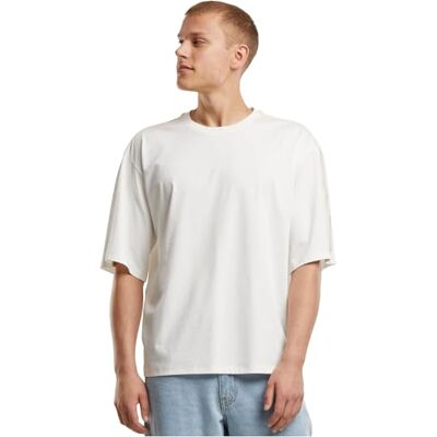 TB7336 Urban Classics Męski T-shirt Tennis Core Tee, Basic T-shirt z okrągłym dekoltem dla mężczyzn, rozmiary S 5XL, białawy, XL TB7336 Urban Classics Męski T-shirt Tennis Core Tee, Basic T-shirt z okrągłym dekoltem dla mężczyzn, rozmiary S 5XL, białawy, XL