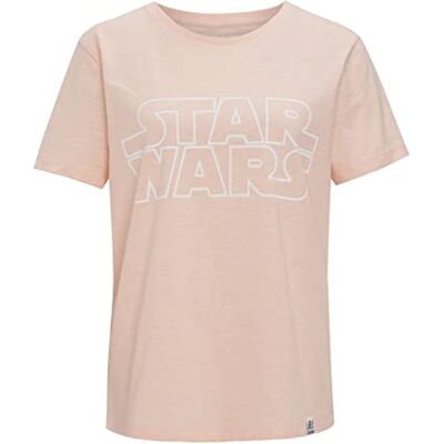 MMSTW2414 Recovered T-shirt z filmu Star Wars klasyczne logo jasnoróżowy, rozmiar:, Wielokolorowy, XXL MMSTW2414 Recovered T-shirt z filmu Star Wars klasyczne logo jasnoróżowy, rozmiar:, Wielokolorowy, XXL