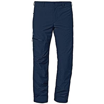23593 Schöffel Męskie spodnie Koper1 Warm M, wyściełane spodnie trekkingowe z 4-kierunkowym stretchem, wytrzymałe spodnie termiczne z uformowanymi kolanami, szybkoschnące i hamujące zapachy, granatowe 23593 Schöffel Męskie spodnie Koper1 Warm M, wyściełane spodnie trekkingowe z 4-kierunkowym stretchem, wytrzymałe spodnie termiczne z uformowanymi kolanami, szybkoschnące i hamujące zapachy, granatowe